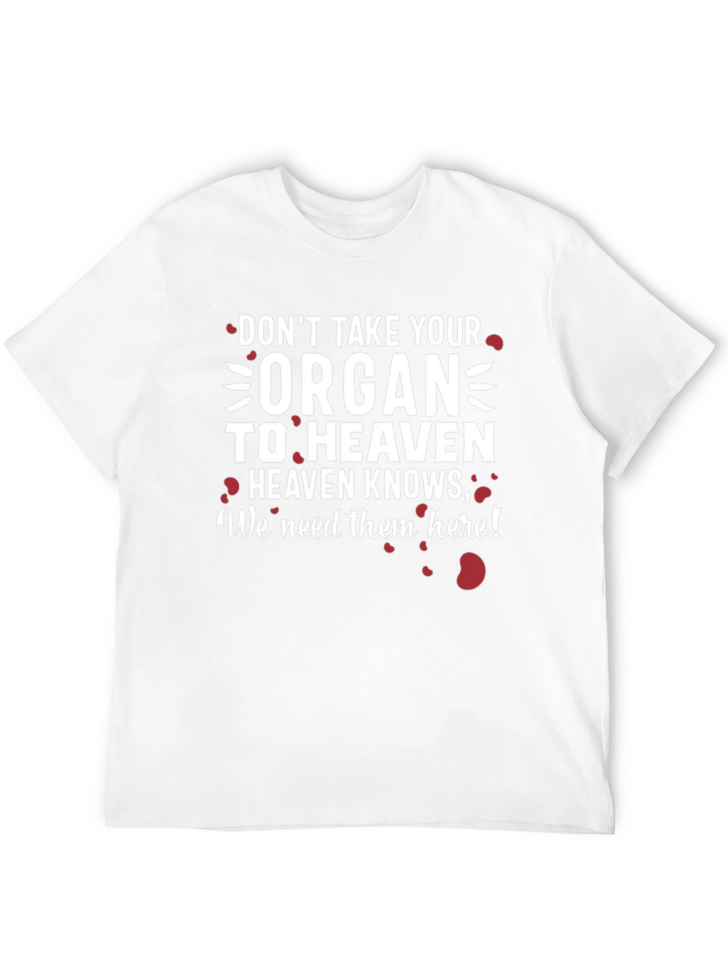 Camiseta Humorística Donación de Órganos