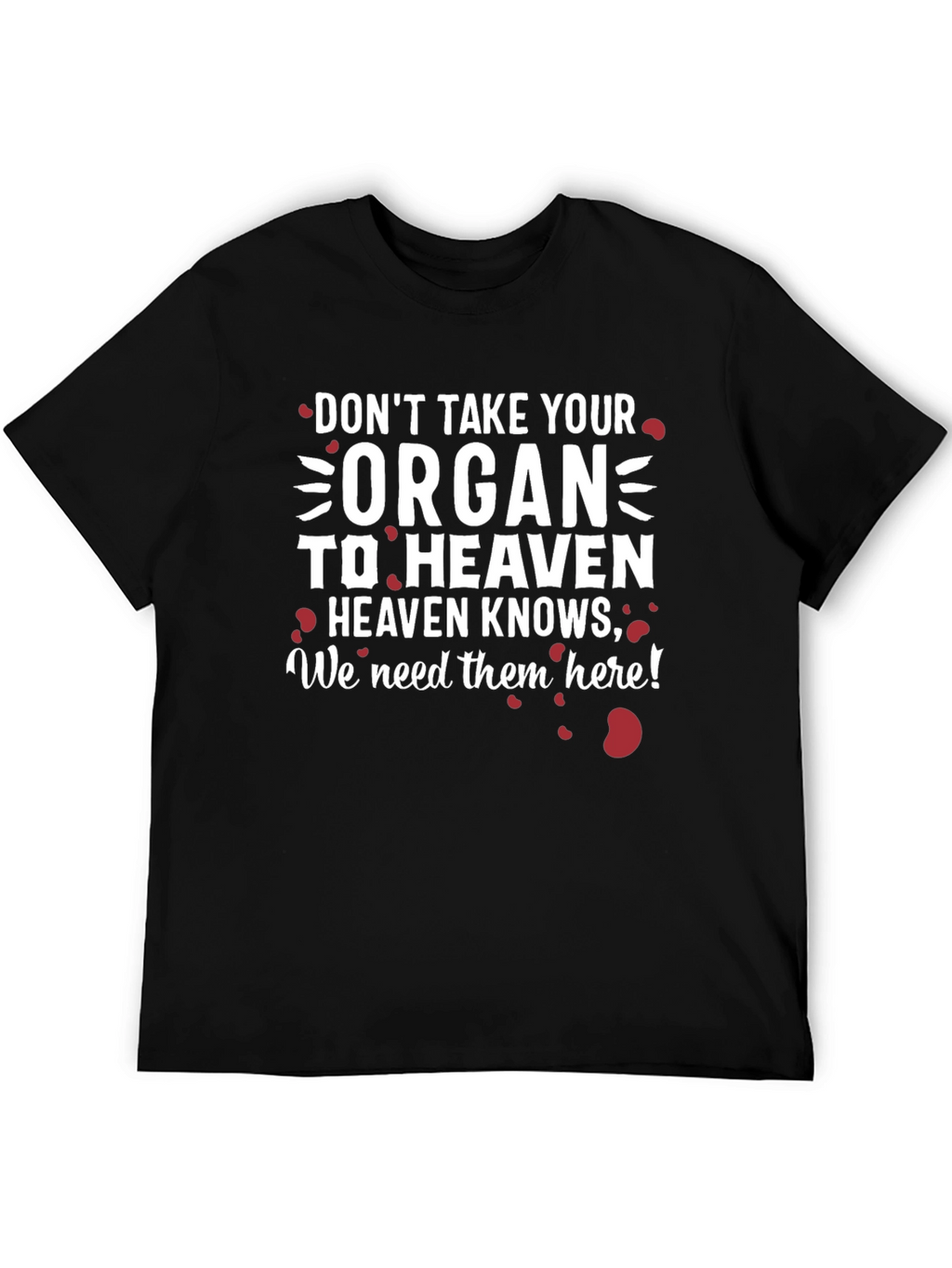 Camiseta Humorística Donación de Órganos