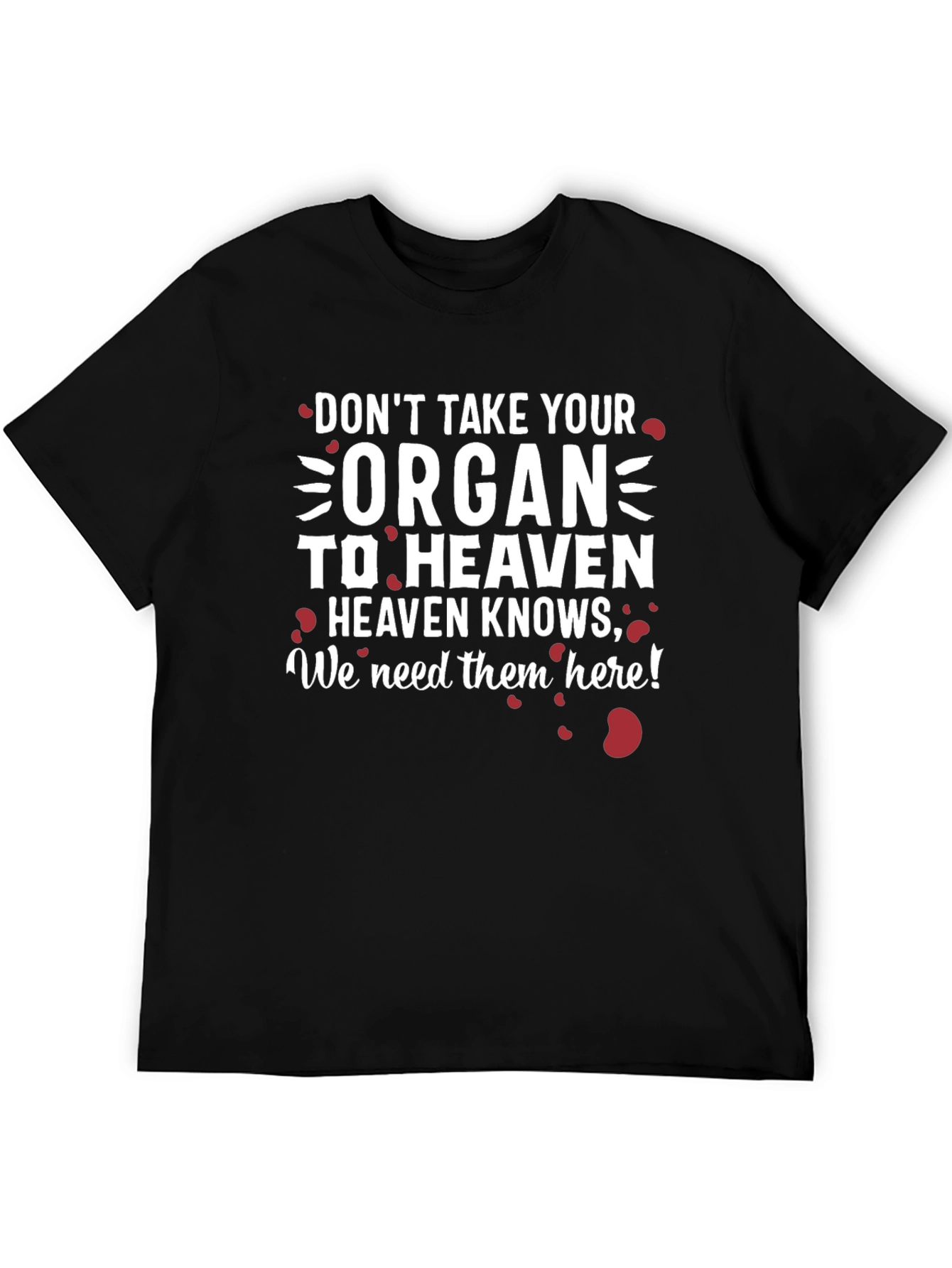 Camiseta Humorística Donación de Órganos