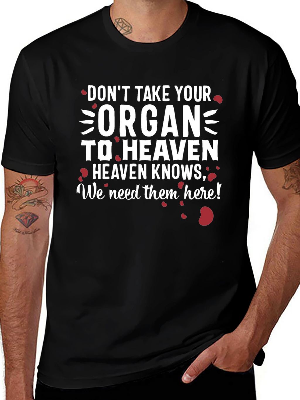 Camiseta Humorística Donación de Órganos