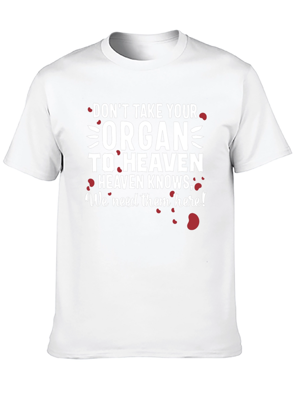 Camiseta Humorística Donación de Órganos
