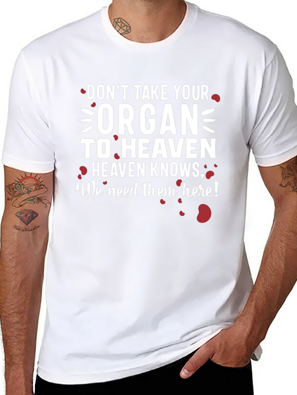 Camiseta Humorística Donación de Órganos