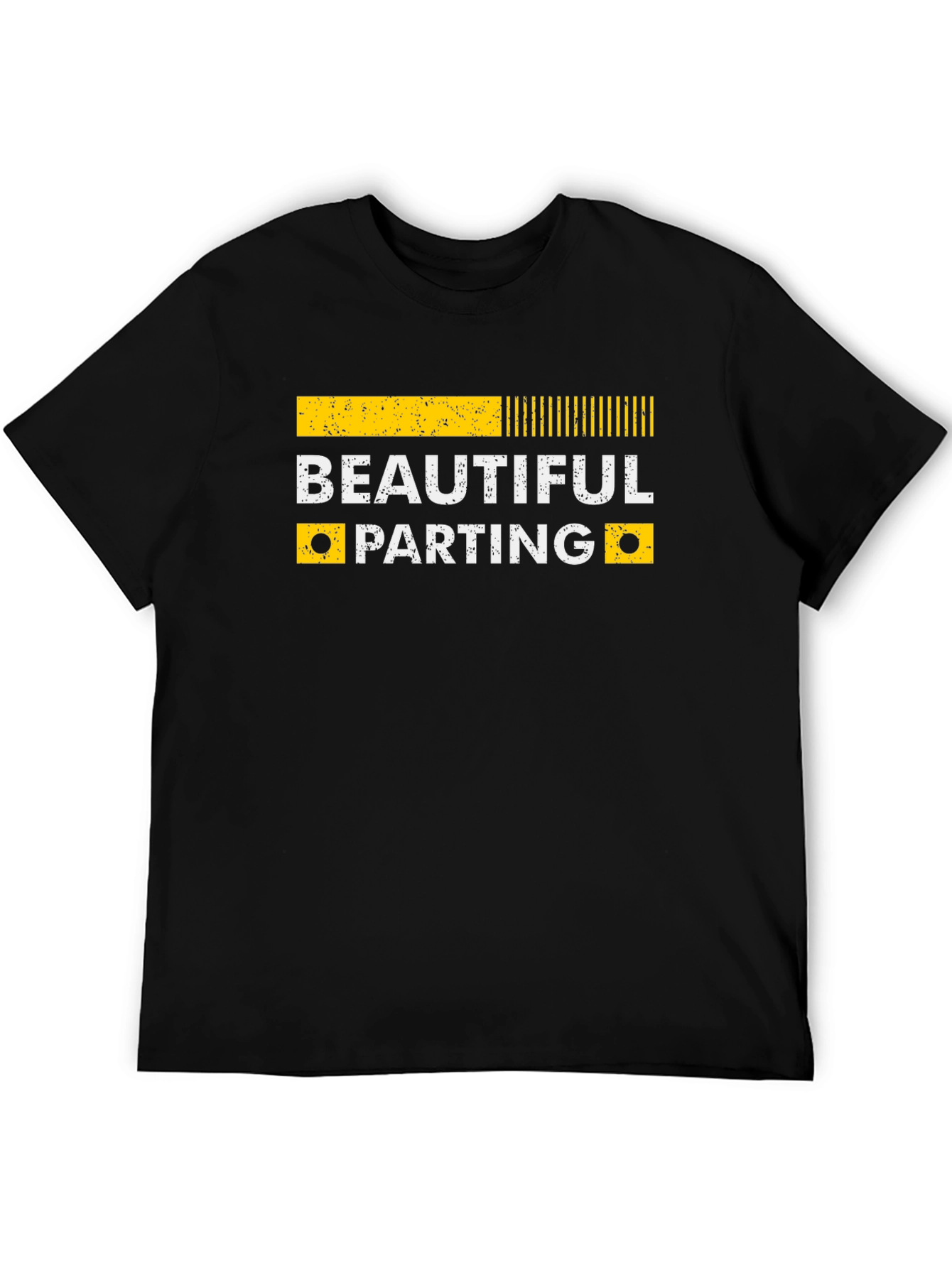 Camiseta Negra con Diseño Beautiful Parting