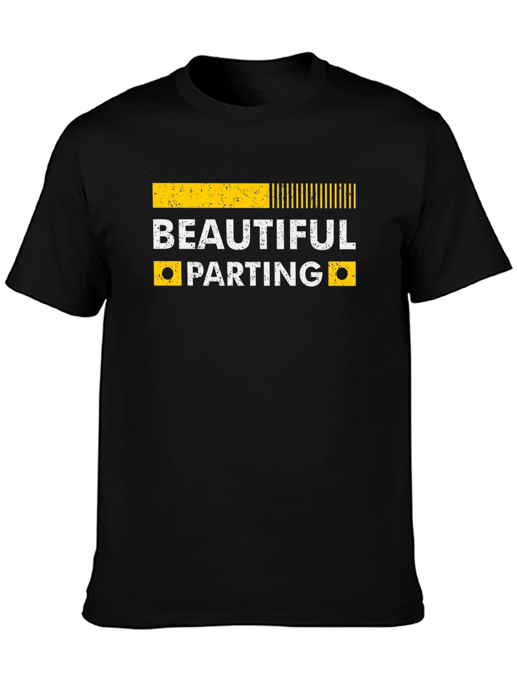 Camiseta Negra con Diseño Beautiful Parting