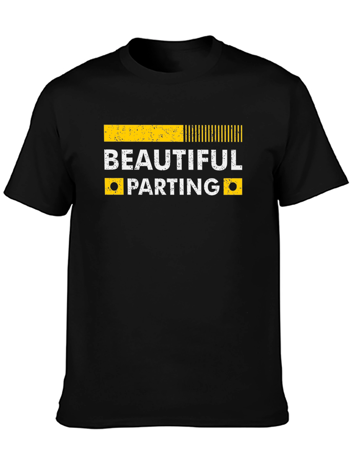Camiseta Negra con Diseño Beautiful Parting