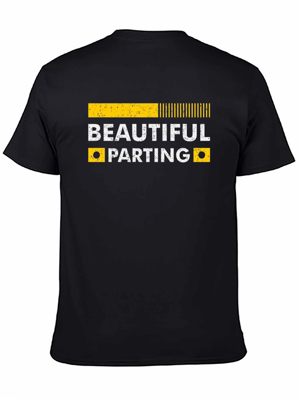 Camiseta Negra con Diseño Beautiful Parting