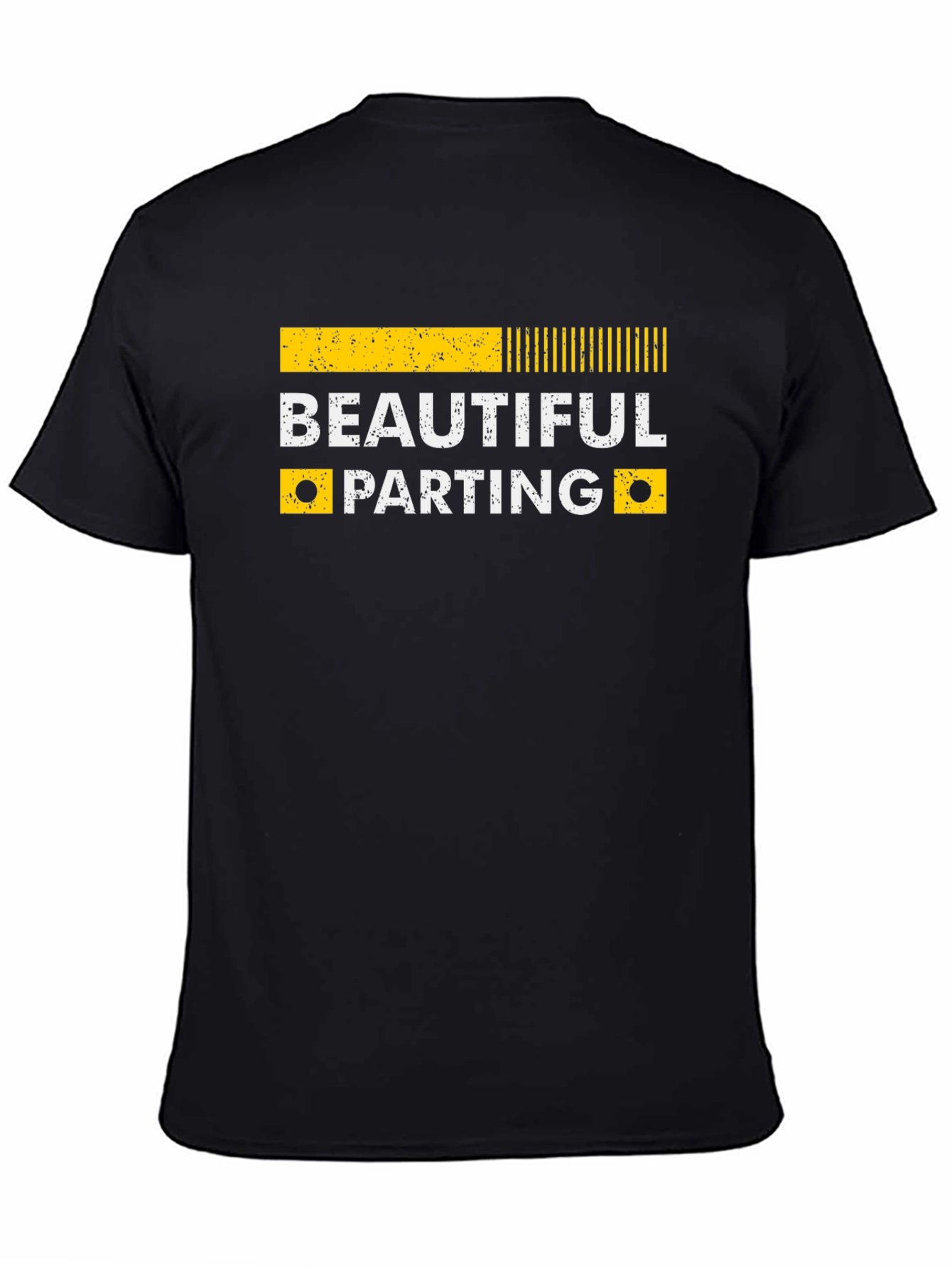 Camiseta Negra con Diseño Beautiful Parting