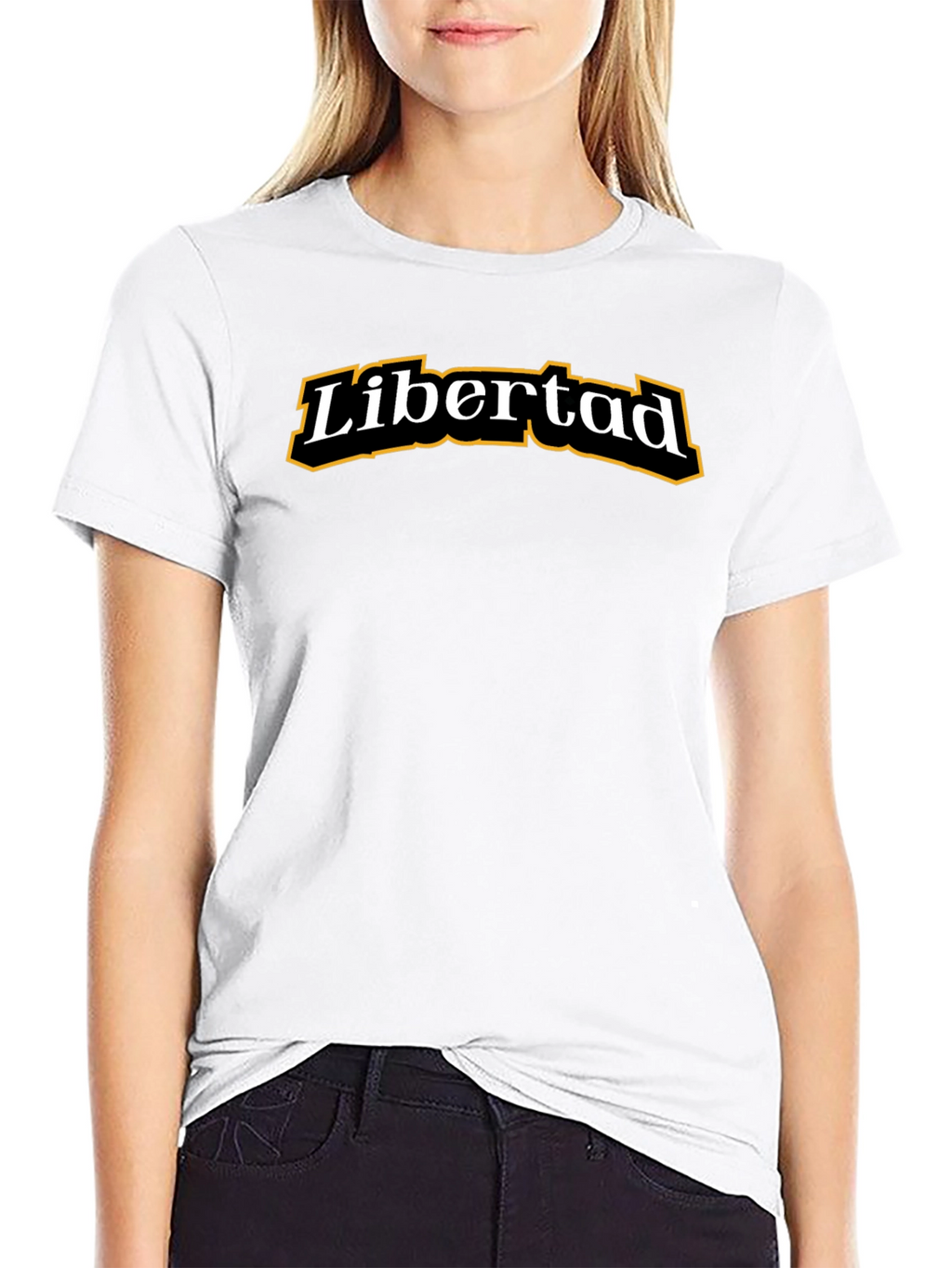 Camiseta Negra Libertad para Hombre