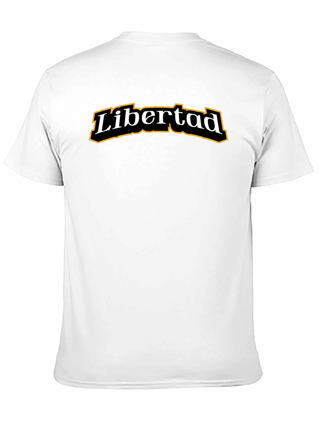 Camiseta Negra Libertad para Hombre