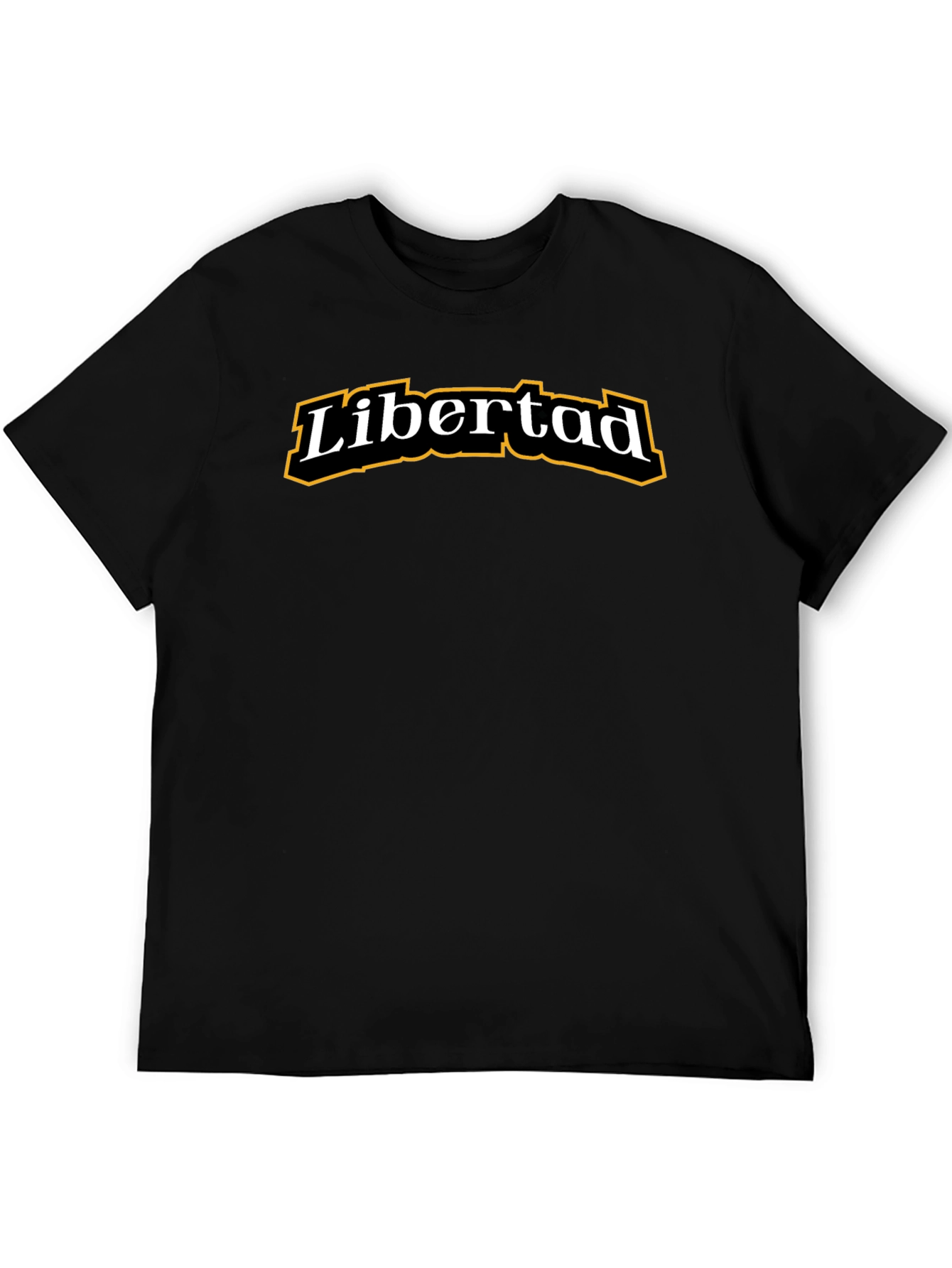Camiseta Negra Libertad para Hombre