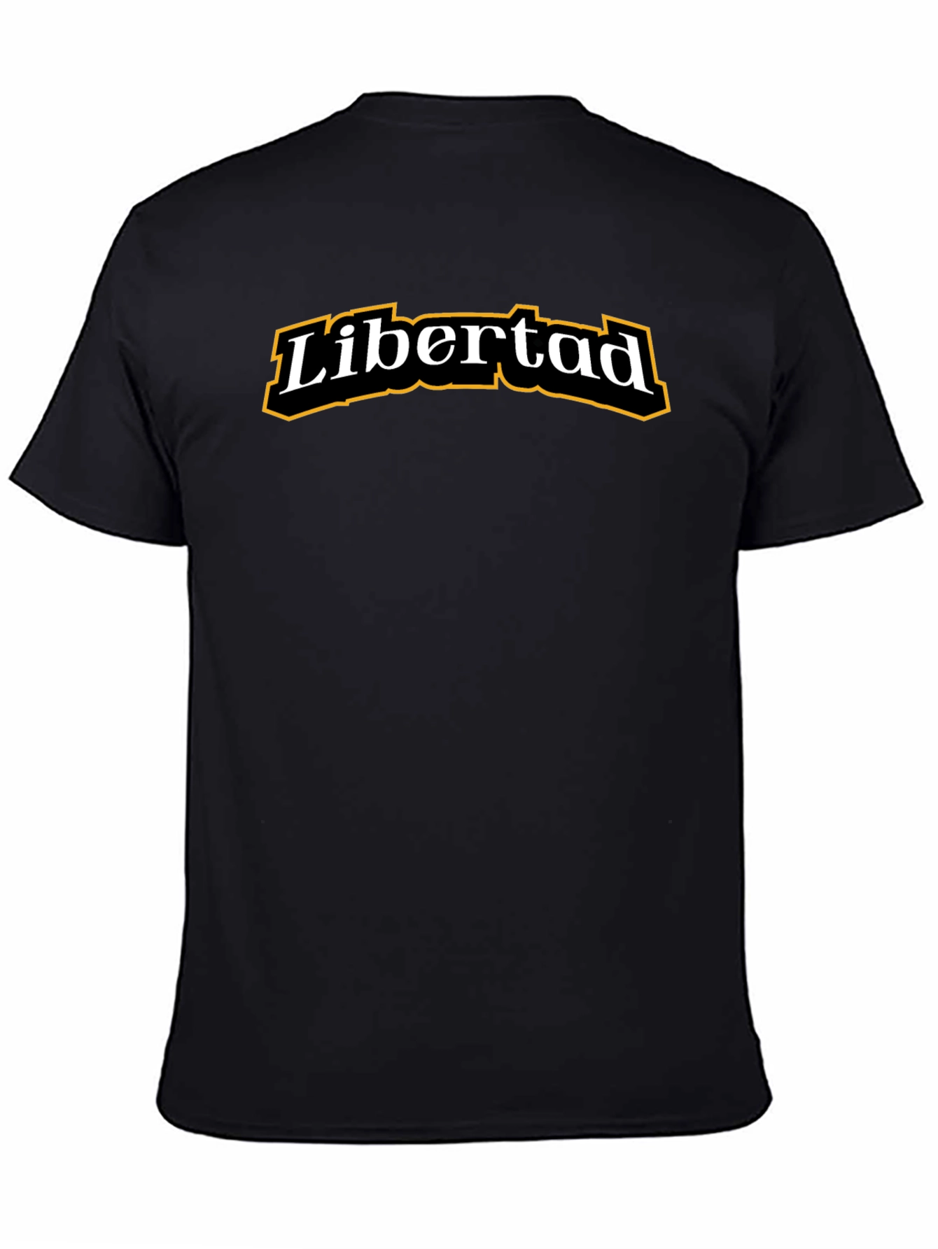 Camiseta Negra Libertad para Hombre