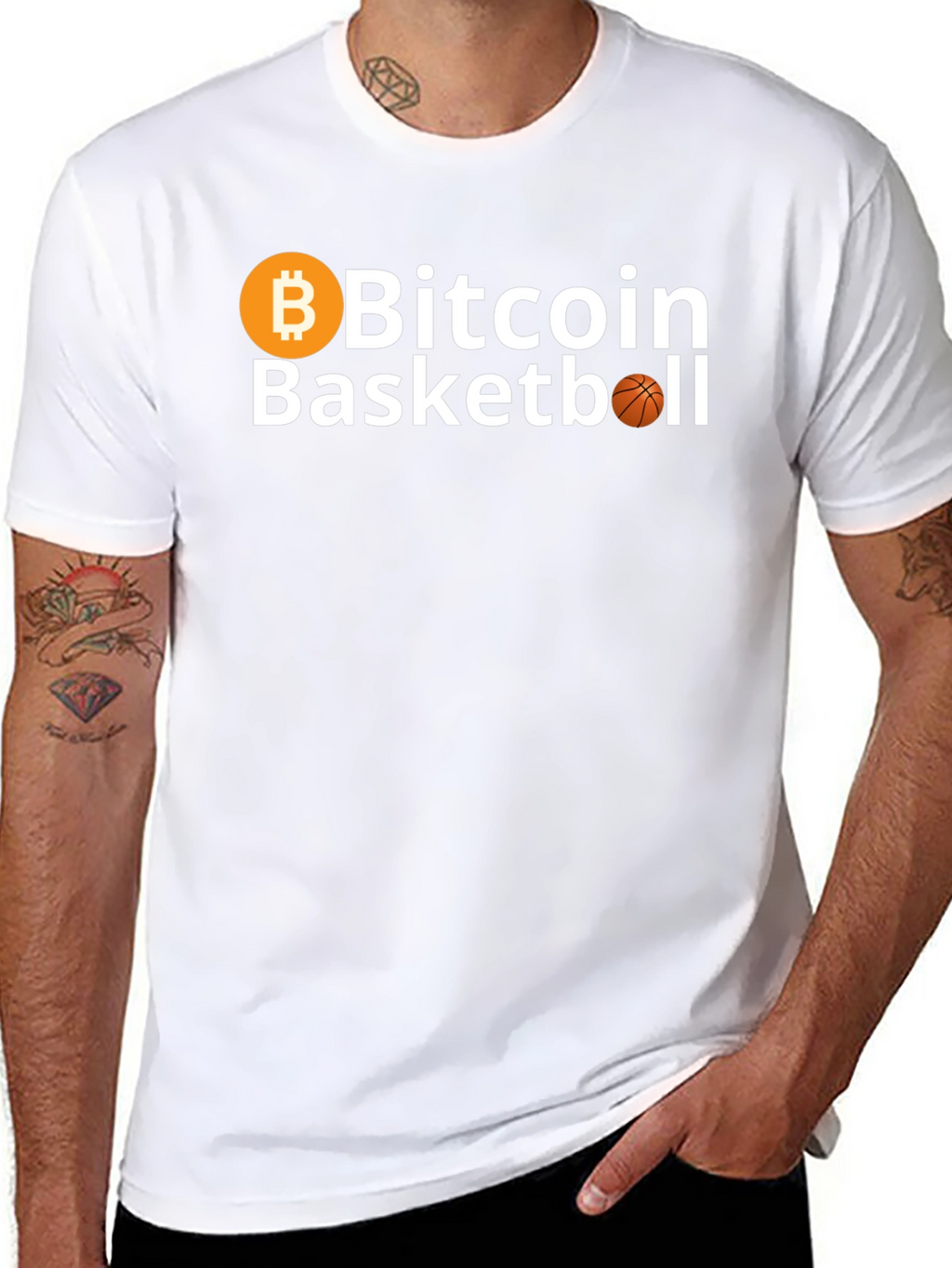 Camiseta Bitcoin Basketball - Crypto Fan
