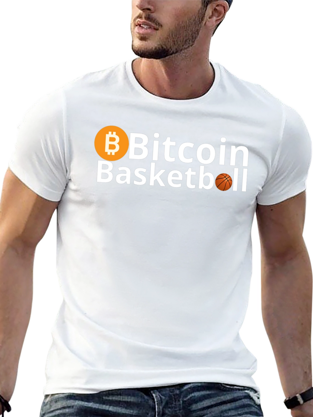 Camiseta Bitcoin Basketball - Crypto Fan