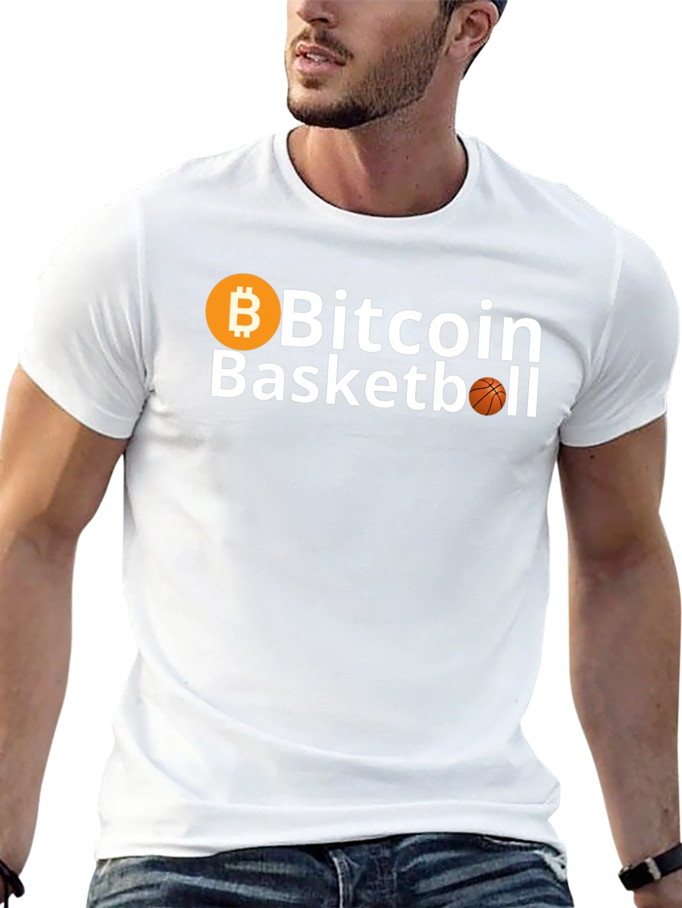 Camiseta Bitcoin Basketball - Crypto Fan