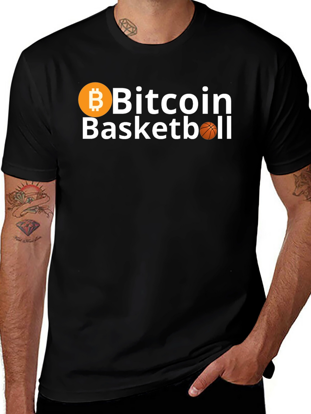 Camiseta Bitcoin Basketball - Crypto Fan