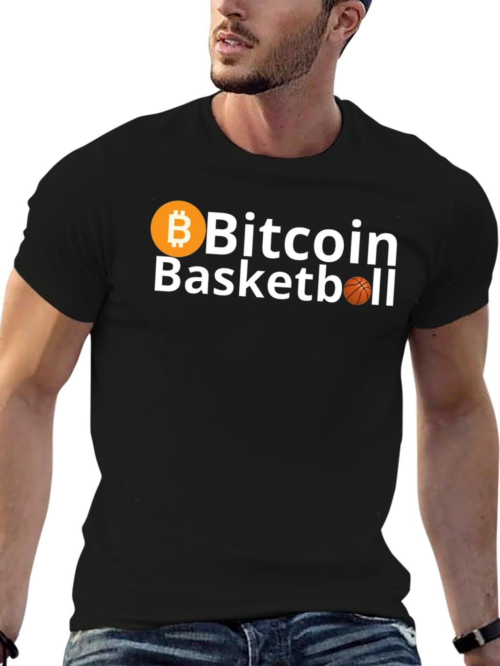 Camiseta Bitcoin Basketball - Crypto Fan