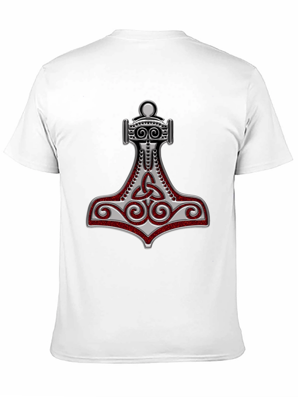 Camiseta Hombre Diseño Mjolnir Vikingo