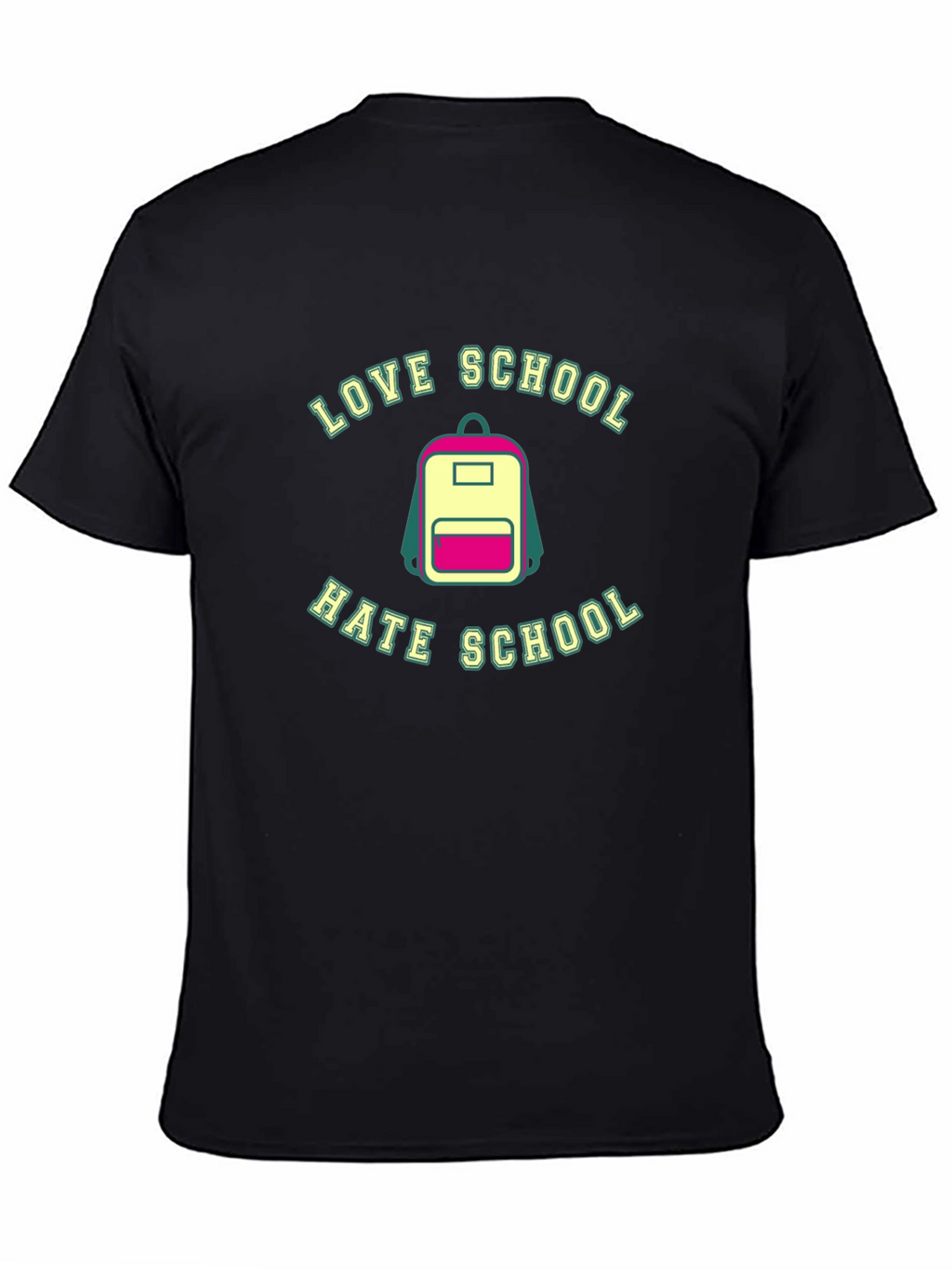 Camiseta Negra Amor/Odio a la Escuela