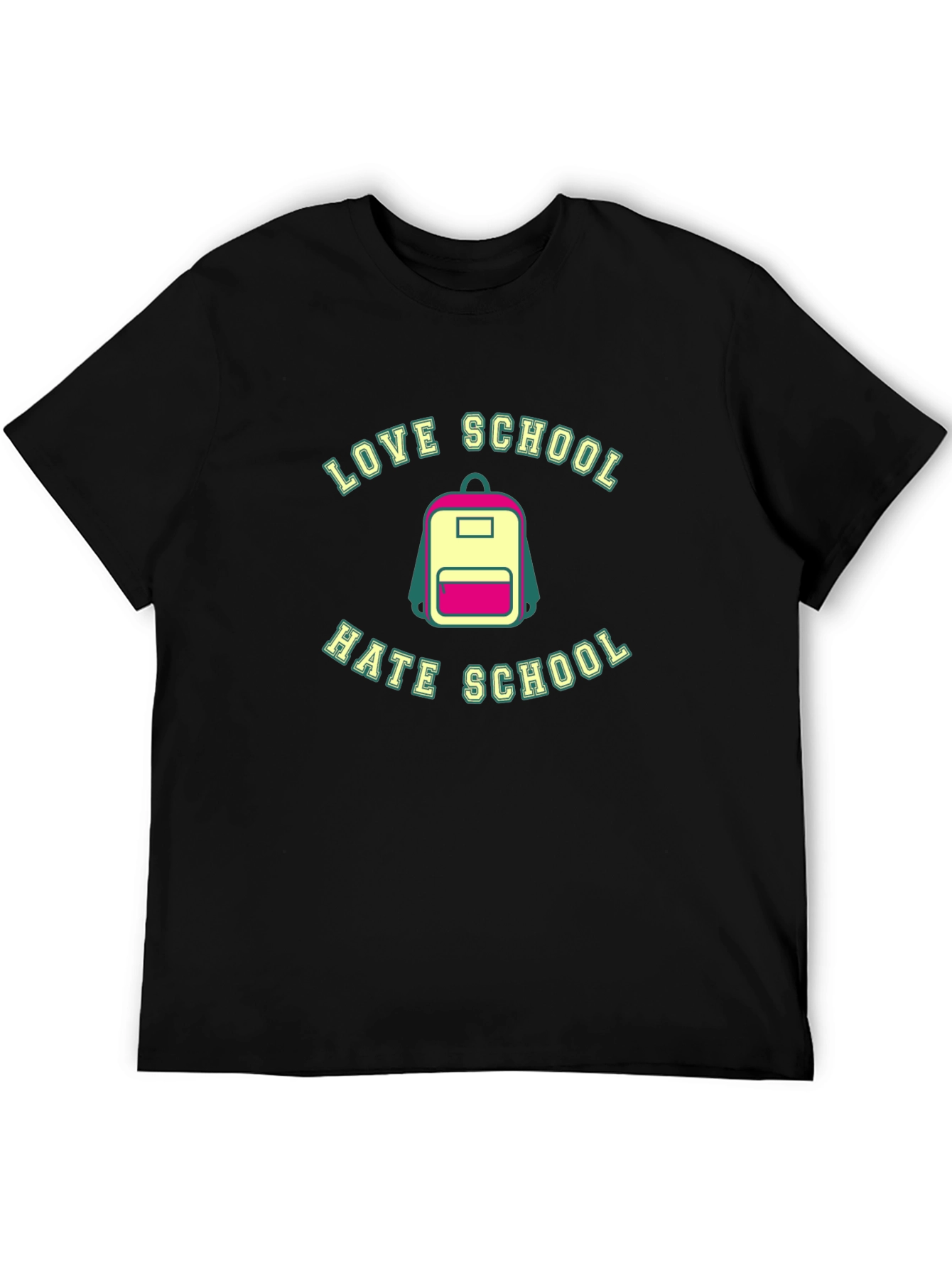 Camiseta Negra Amor/Odio a la Escuela