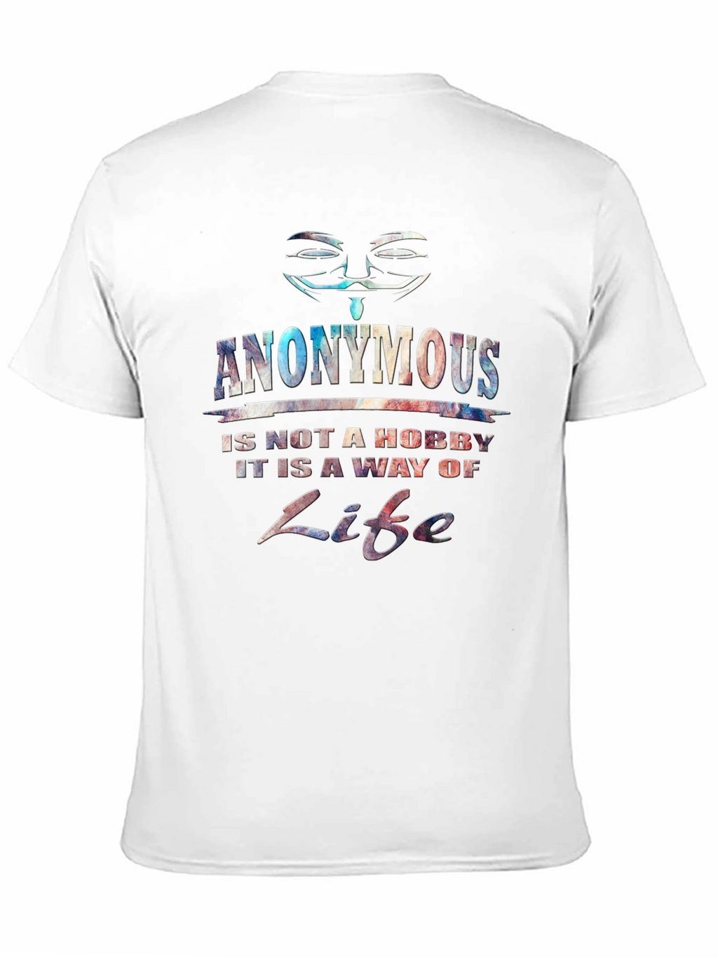 Camiseta Hombre Anonymous: No Es Un Hobby