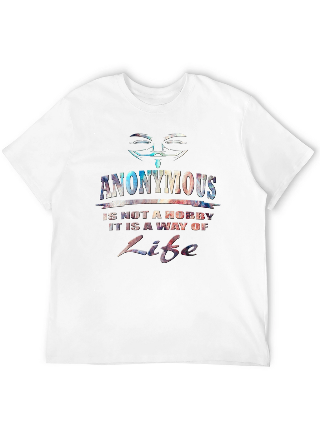 Camiseta Hombre Anonymous: No Es Un Hobby
