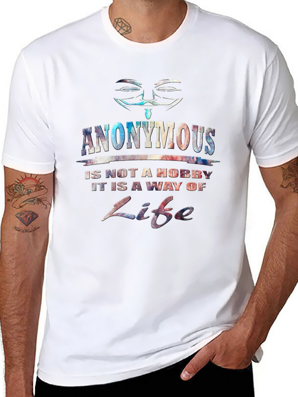 Camiseta Hombre Anonymous: No Es Un Hobby
