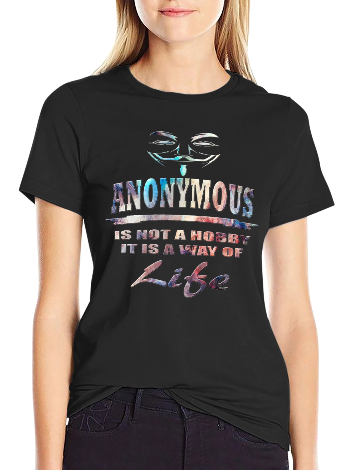 Camiseta Hombre Anonymous: No Es Un Hobby
