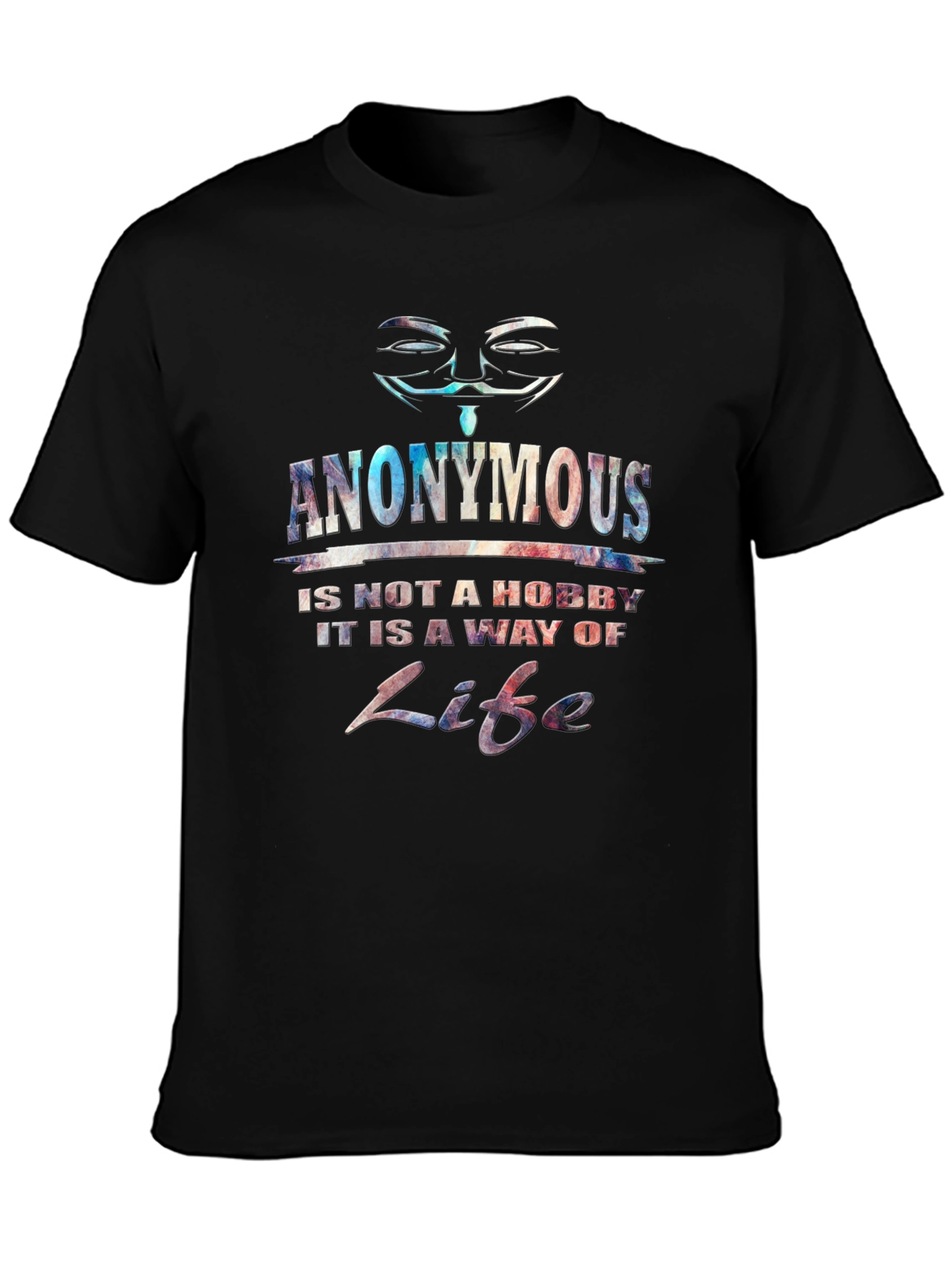 Camiseta Hombre Anonymous: No Es Un Hobby
