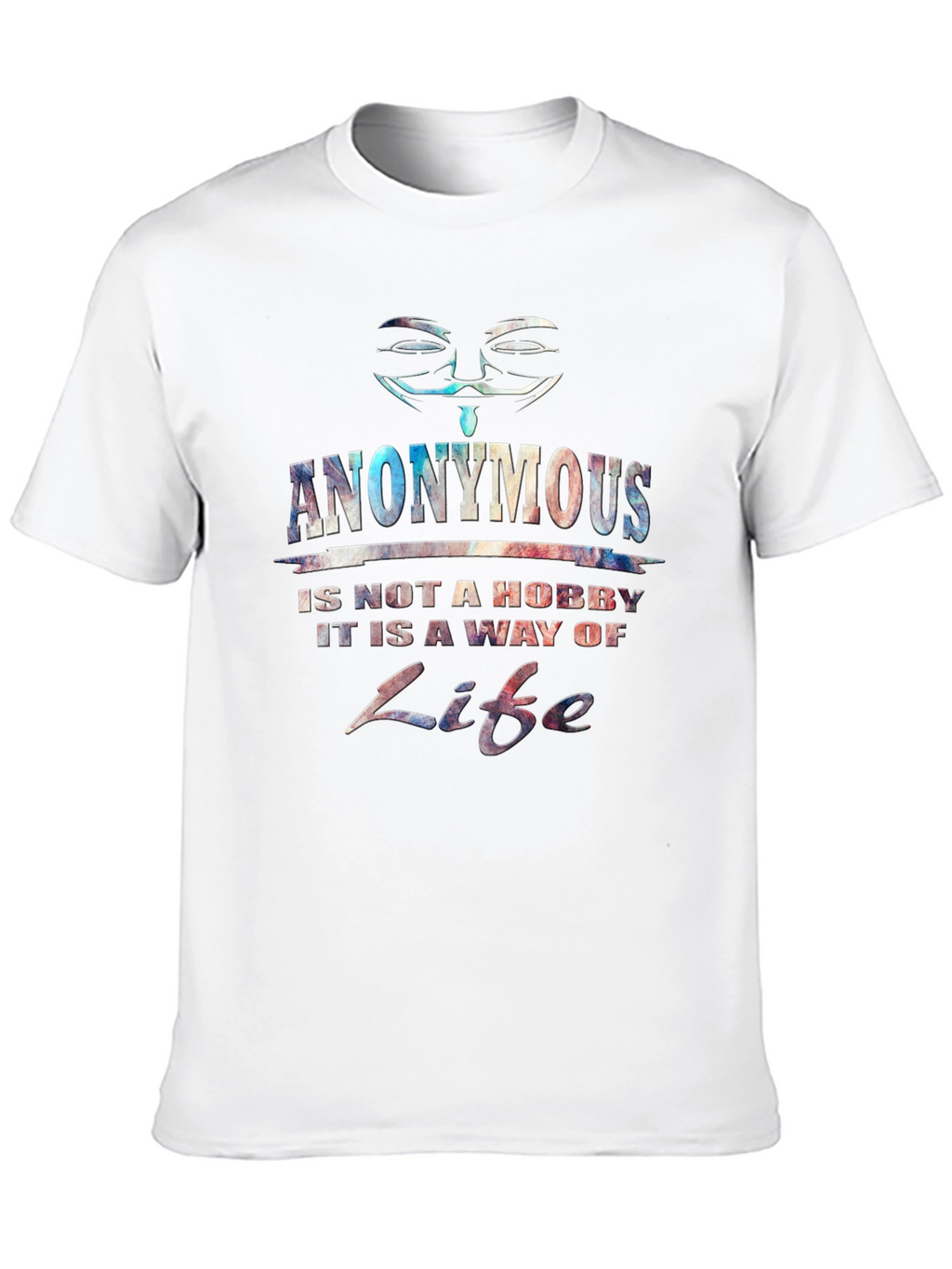 Camiseta Hombre Anonymous: No Es Un Hobby