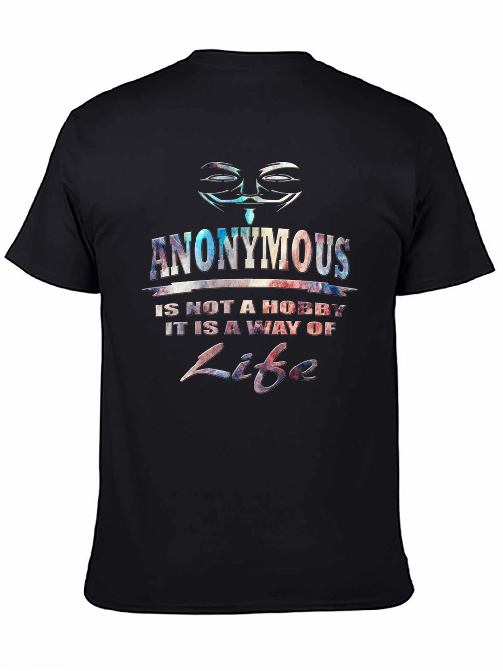 Camiseta Hombre Anonymous: No Es Un Hobby