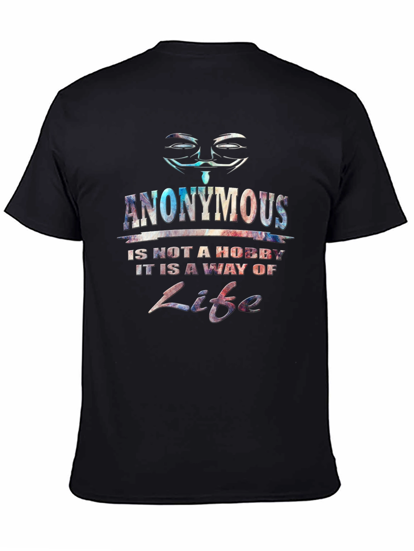 Camiseta Hombre Anonymous: No Es Un Hobby