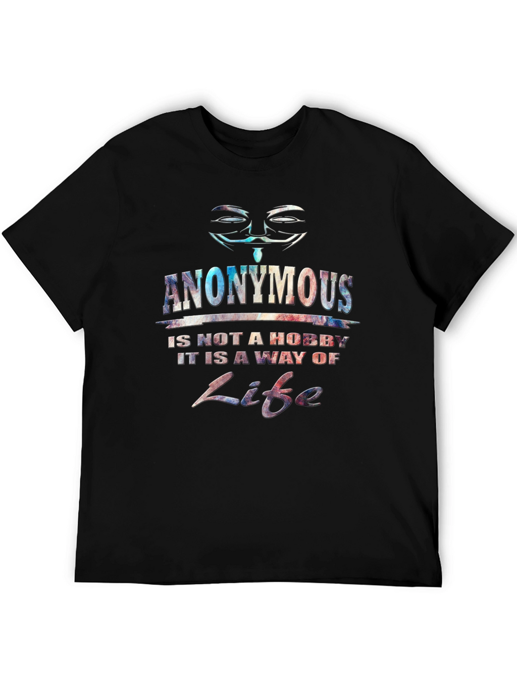 Camiseta Hombre Anonymous: No Es Un Hobby
