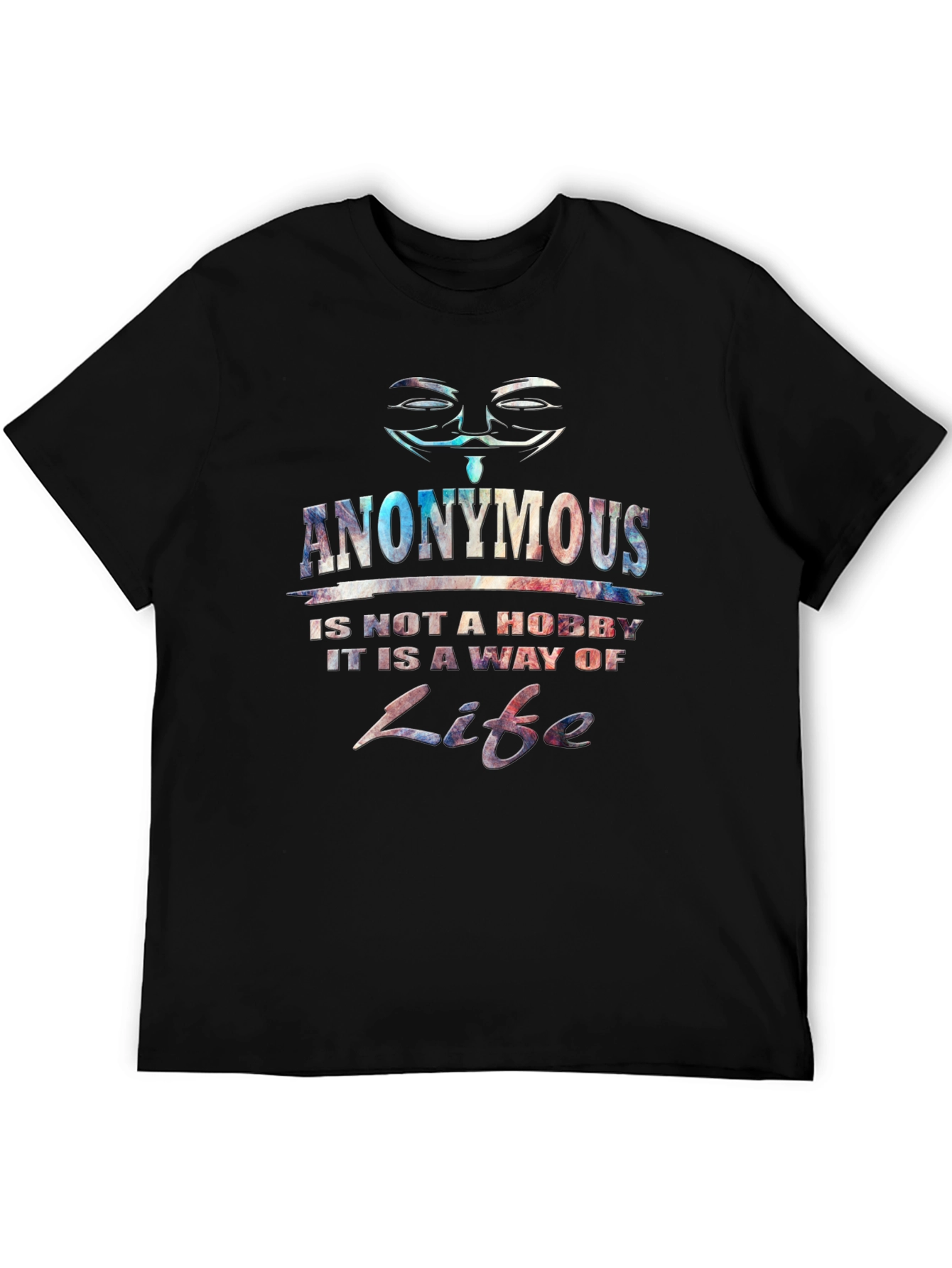 Camiseta Hombre Anonymous: No Es Un Hobby