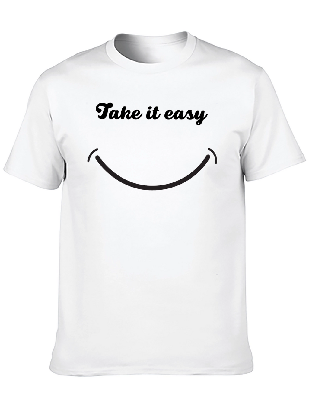 Camiseta Negra Casual Take it Easy