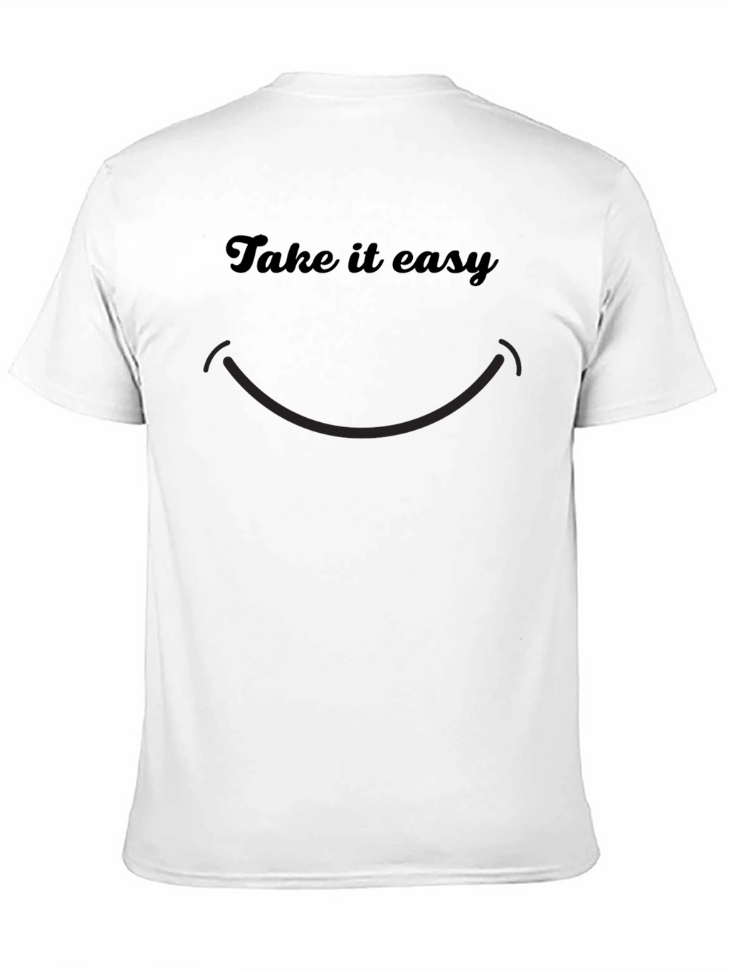 Camiseta Negra Casual Take it Easy