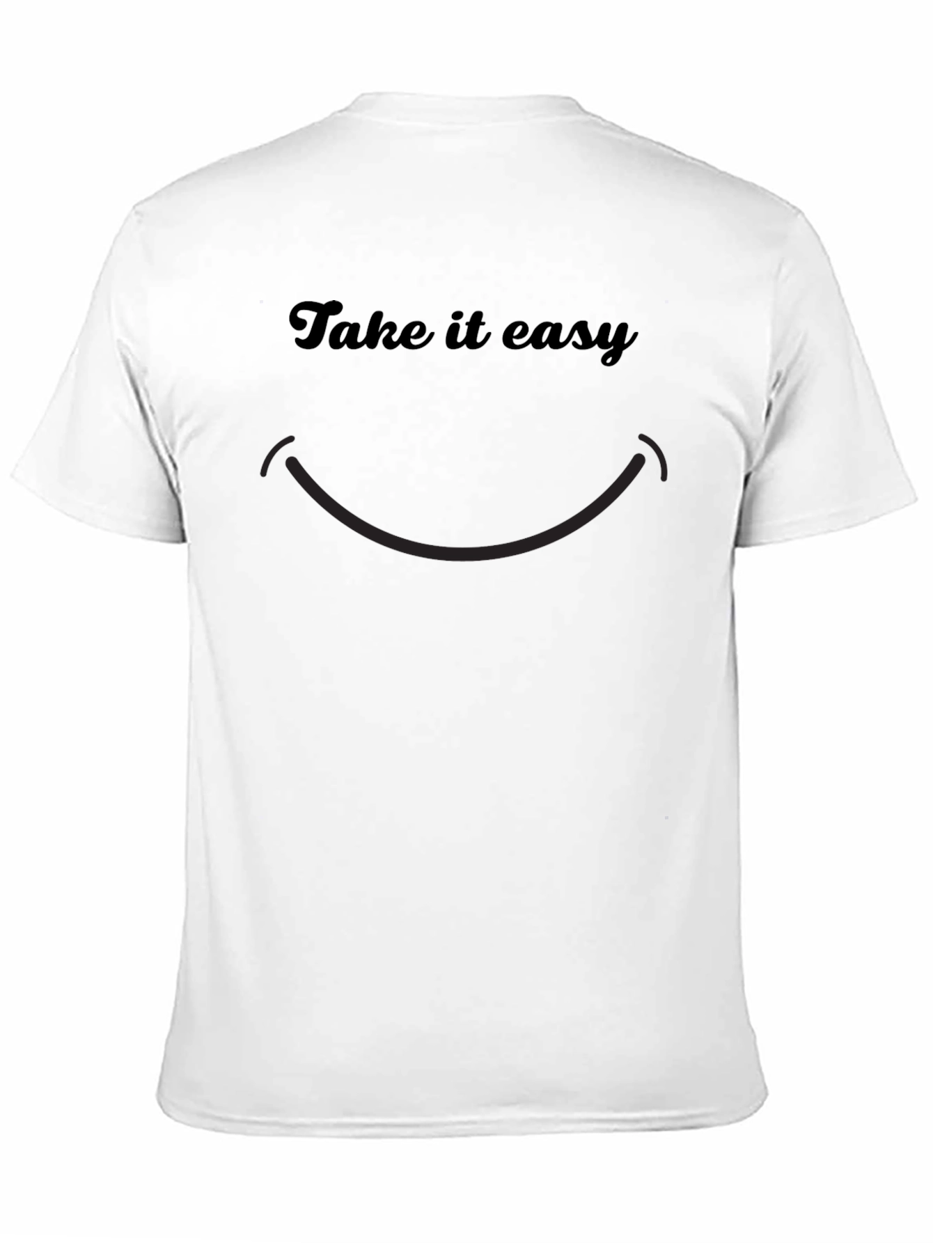 Camiseta Negra Casual Take it Easy