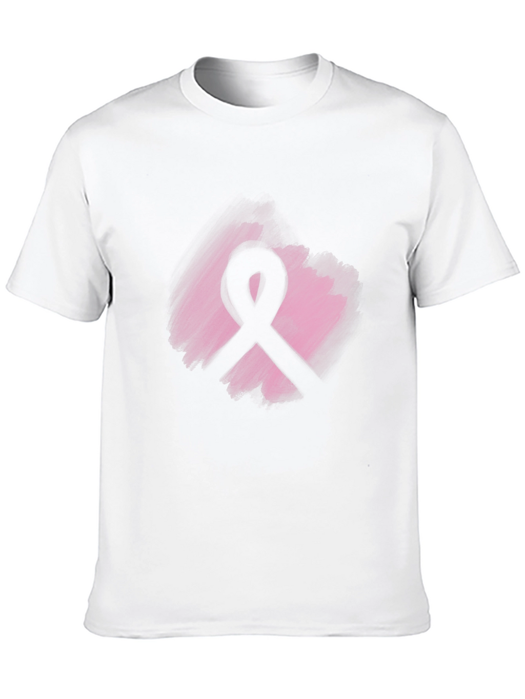 Camiseta Negra con Cinta Rosa Solidaria