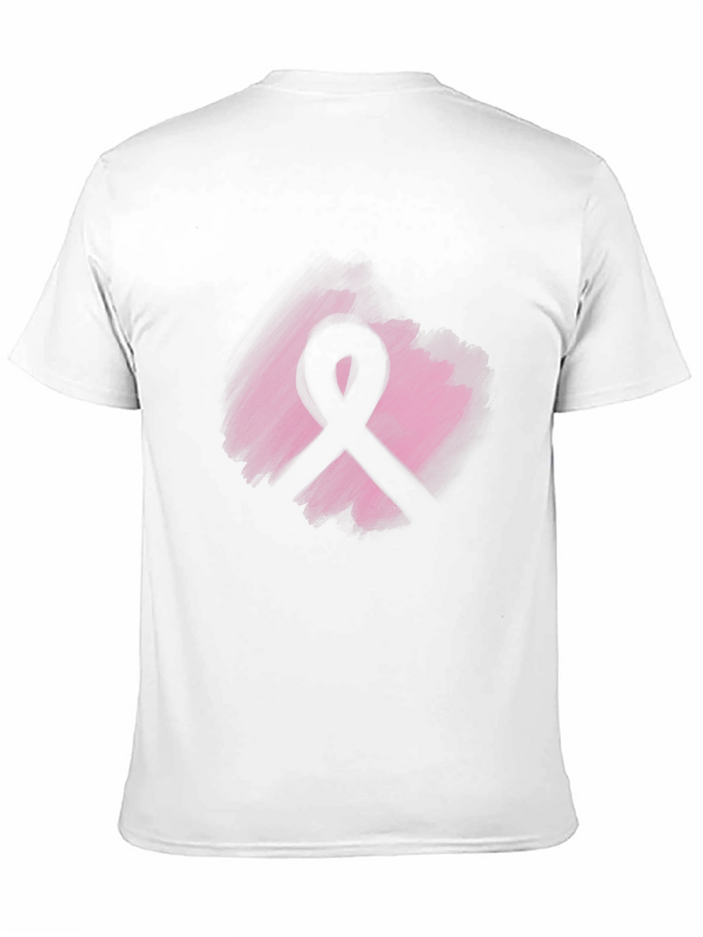 Camiseta Negra con Cinta Rosa Solidaria