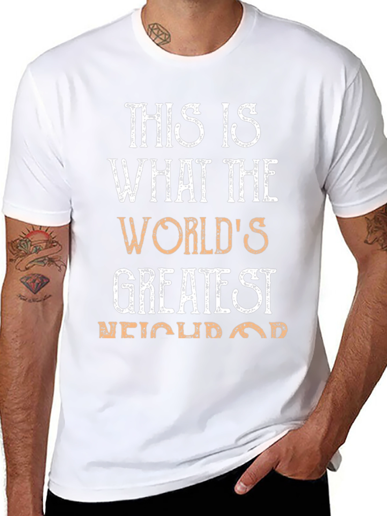 Camiseta El Mejor Vecino del Mundo