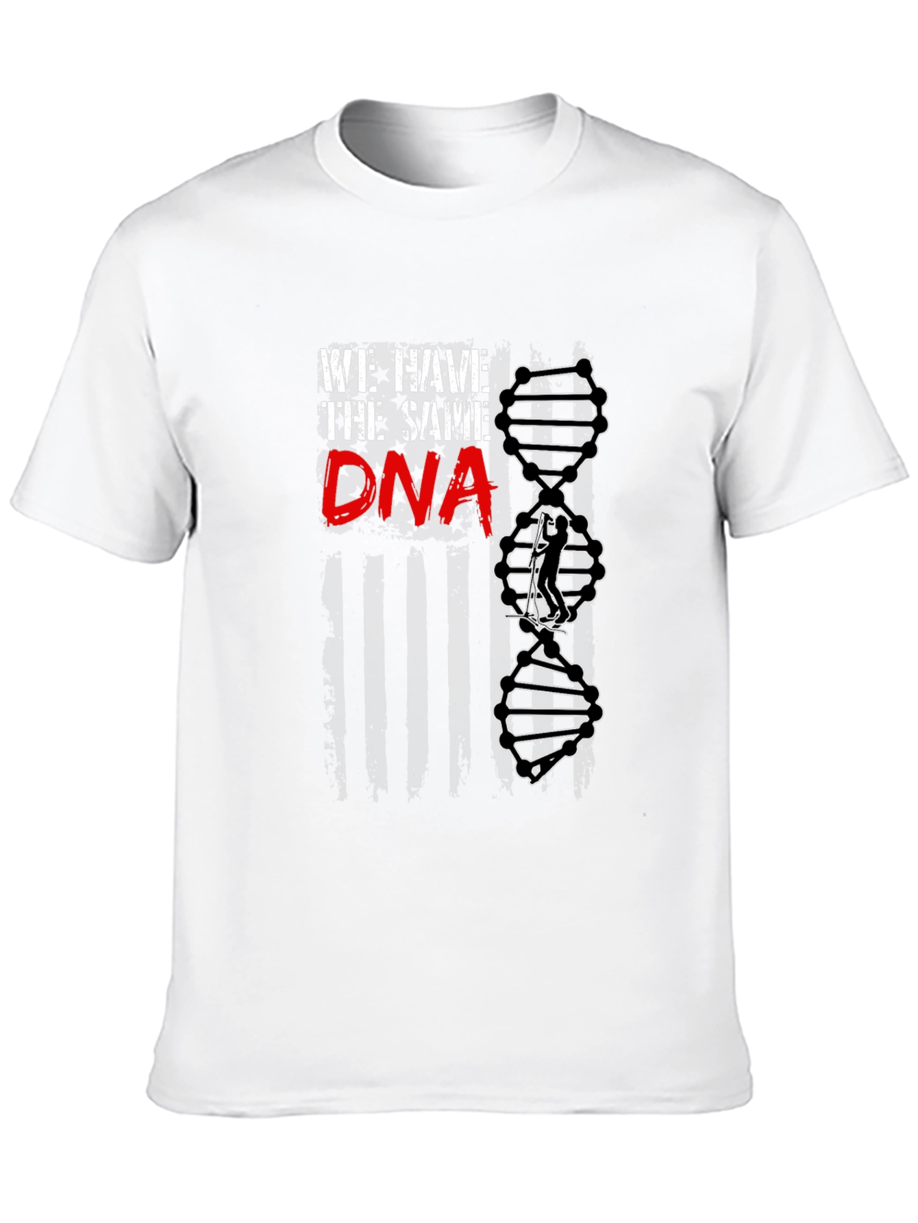 Camiseta Negra ADN de Golfista para Hombre