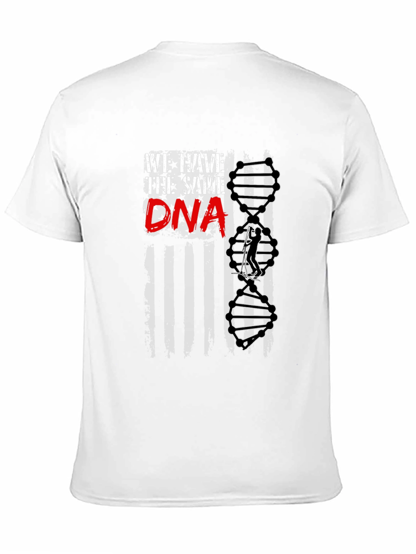 Camiseta Negra ADN de Golfista para Hombre