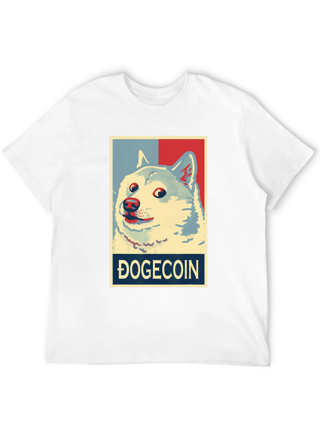 Camiseta Hombre Dogecoin Meme Crypto