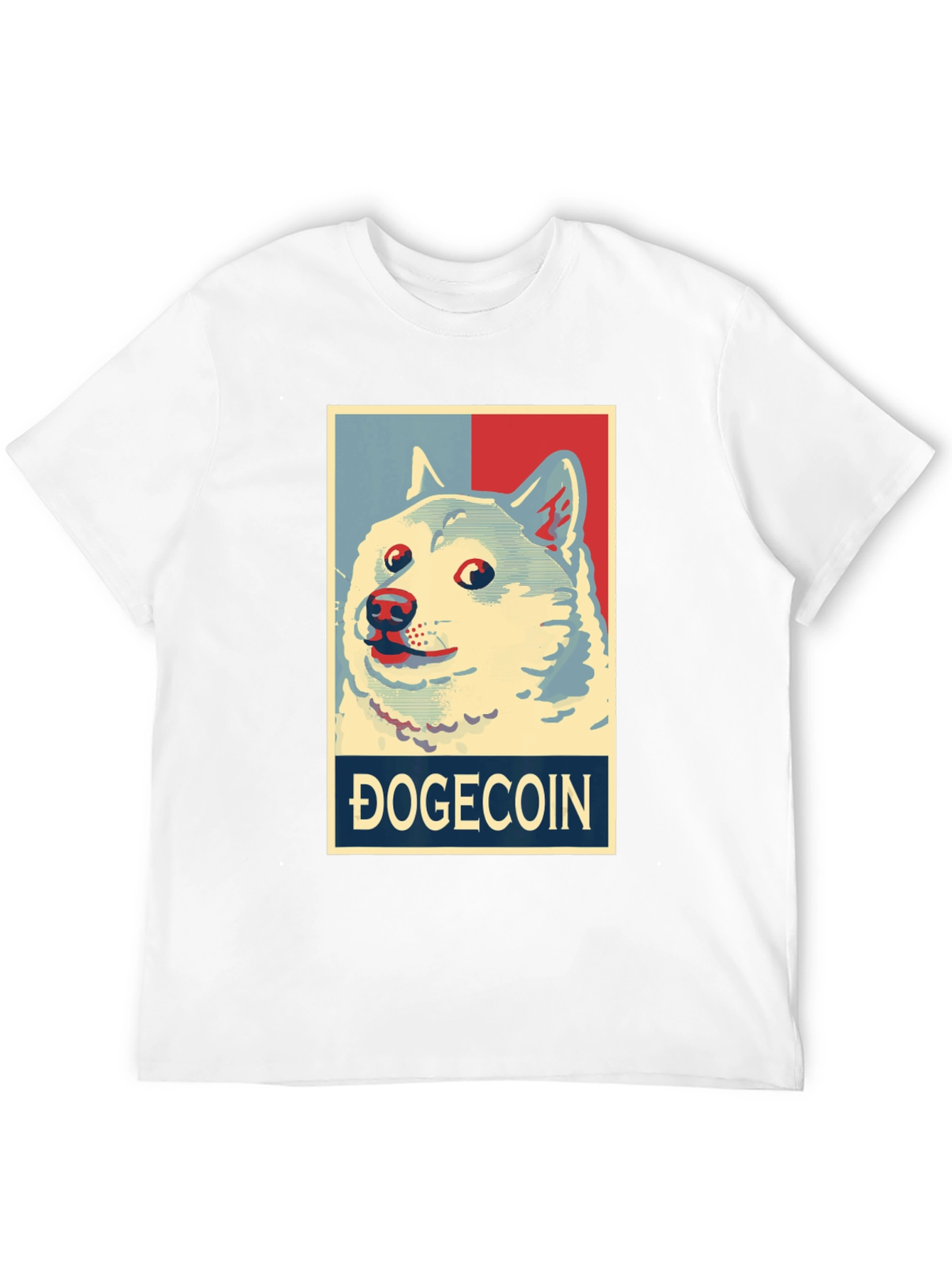 Camiseta Hombre Dogecoin Meme Crypto