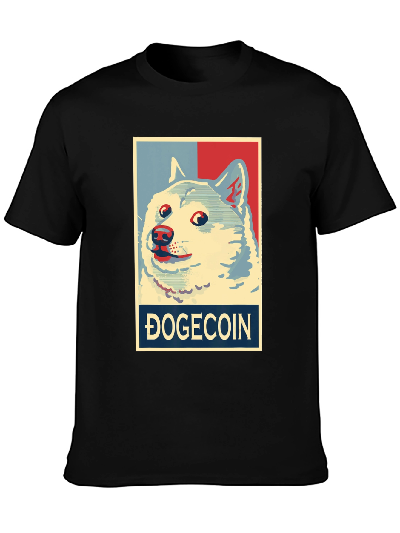 Camiseta Hombre Dogecoin Meme Crypto