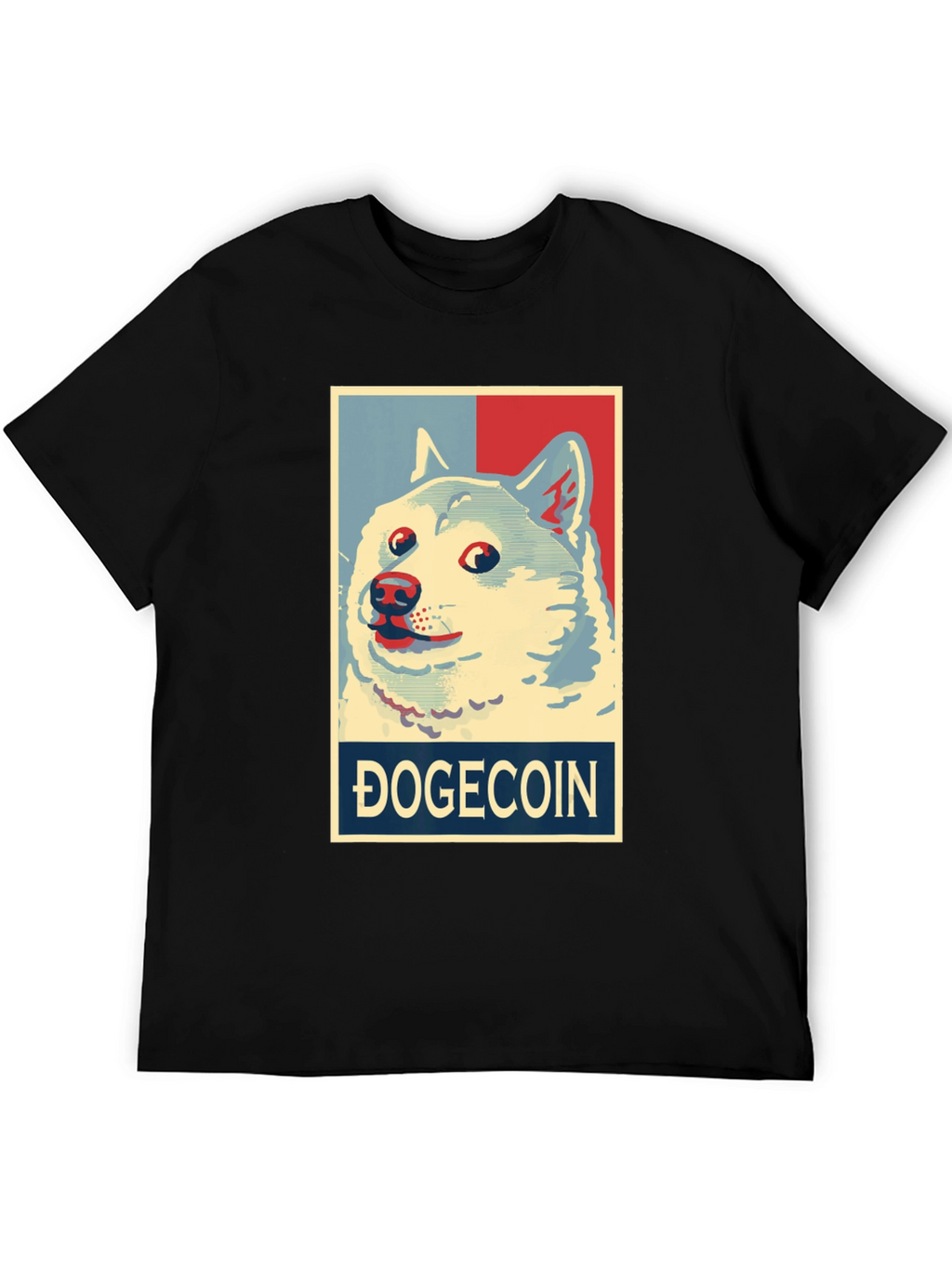 Camiseta Hombre Dogecoin Meme Crypto
