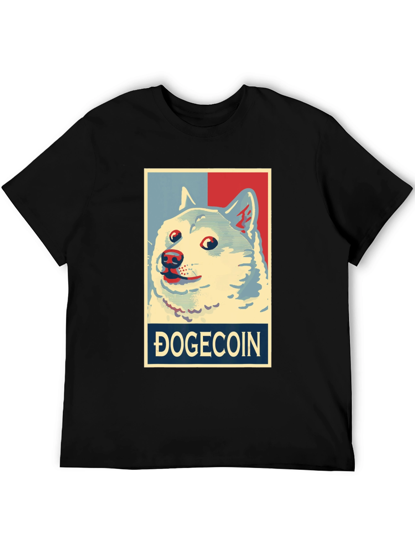 Camiseta Hombre Dogecoin Meme Crypto