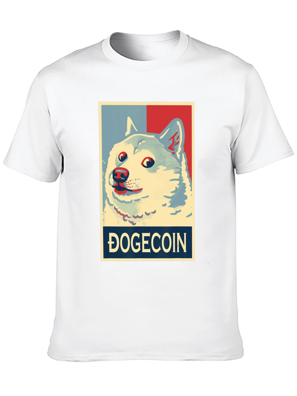 Camiseta Hombre Dogecoin Meme Crypto