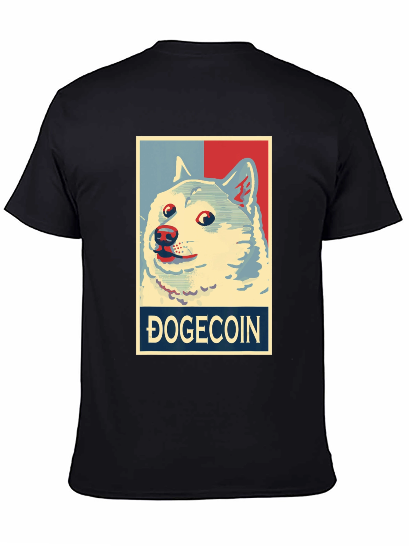 Camiseta Hombre Dogecoin Meme Crypto