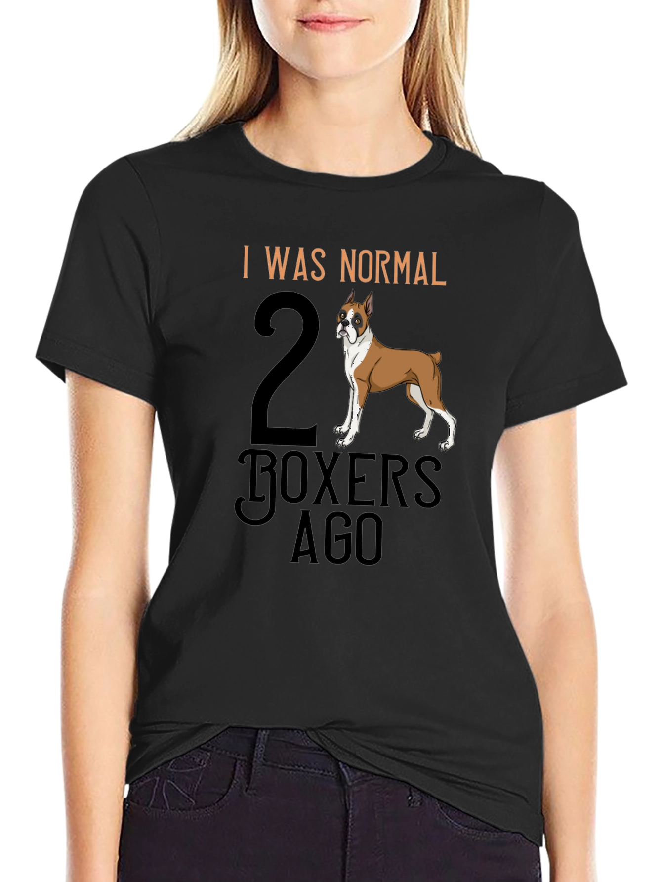 Camiseta Hombre: I Was Normal 2 Boxers Ago