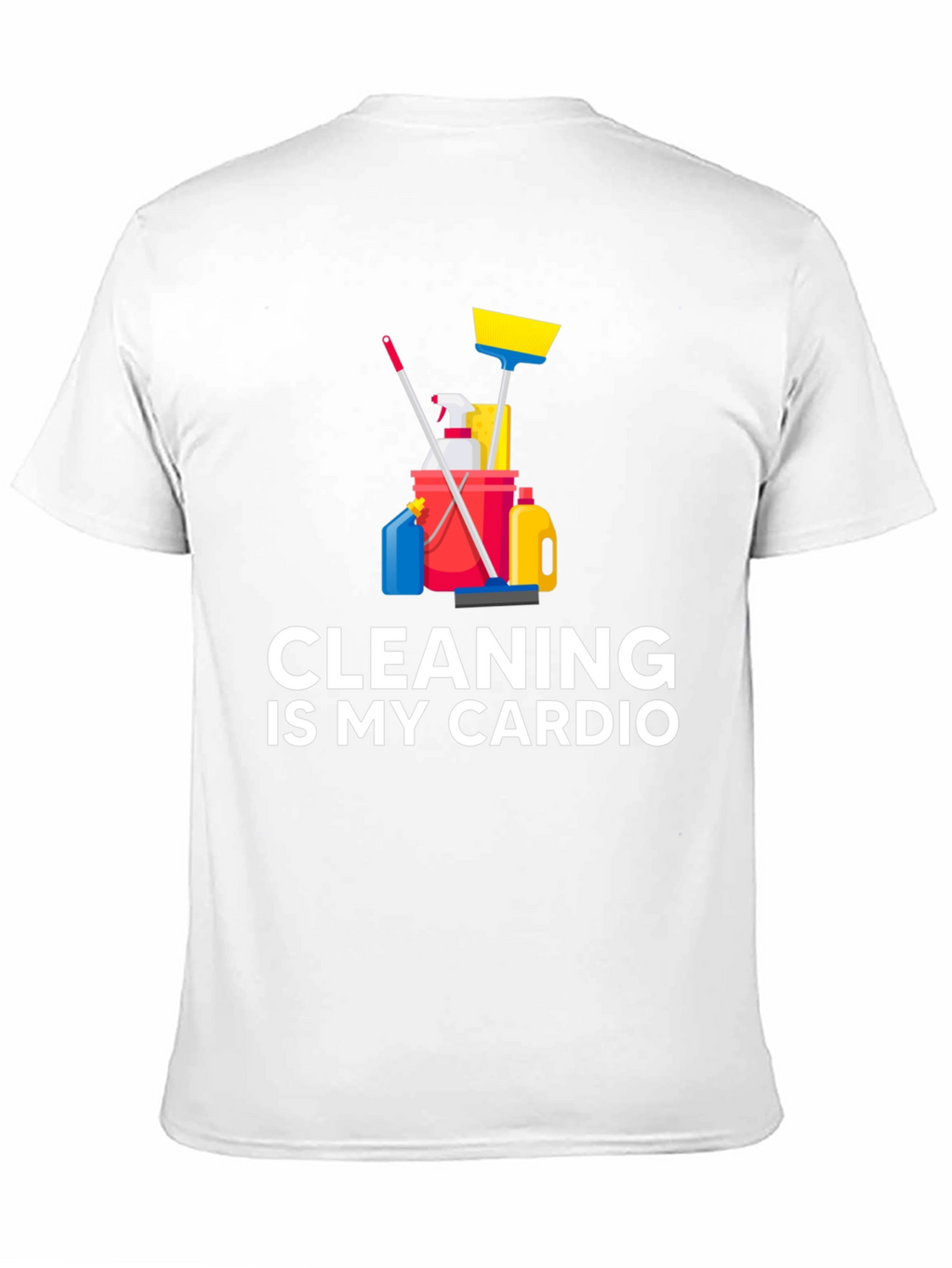 Camiseta Negra Cleaning is My Cardio
